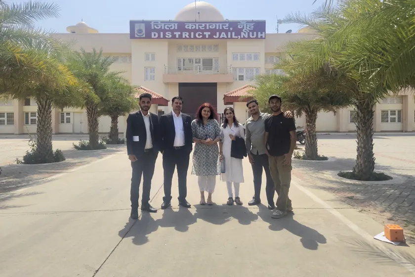 Legal Partners & Associates team during a legal consultation visit at Nuh District Prison